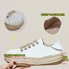 Ugly Cute Shell Head Dissolving Shoes 2025 Spring New Women's Platform White Shoes Women's Casual Versatile Leather Women's Shoes
