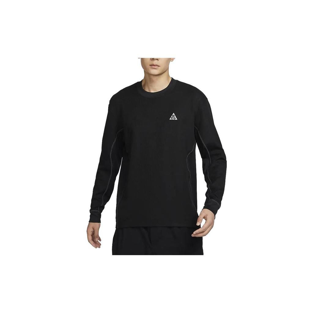 Nike ACG Series Dri-FIT ADV Goat Rocks футболка с длинным рукавом с круглым вырезом, мужские топы, черные FB8116-010