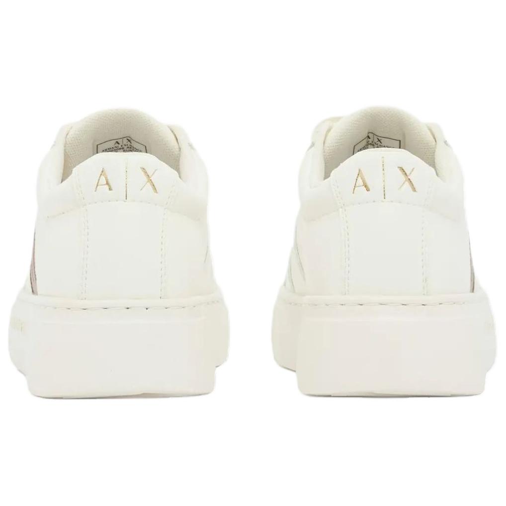Armani Exchange Кроссовки с полосатым декором, низкие, 3,7 см, женские, белые XW003066AF27076U0011