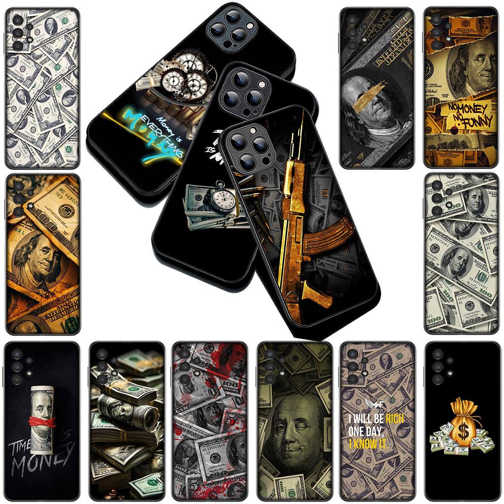 Money 100 D-Dollars 1 Phone Cover Soft Case for Samsung Galaxy S10 S8 S9 Plus A33 A34 A31 70 A71 A72 Note 20 9 8 S10E Casing
