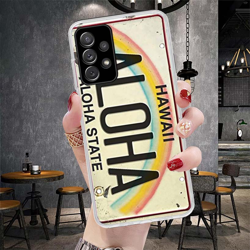 License New York Plate Number Soft Phone Case For Samsung Galaxy S22 S23 S24 S25 Edge S26 Ultra S20 FE S21 Plus + Fundas Coque G