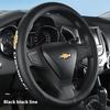 Кожаная накладка на руль автомобиля 37 38 см Для Holden Chevrolet Cruze Malibu Sail Spark Captiva Equinox Trax/Tracker AVEO Lova RV