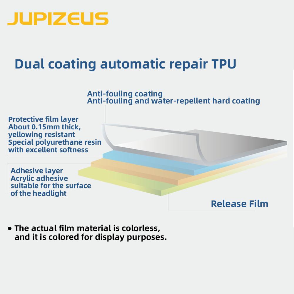TPU Paint Protection Film for Tesla Model 3 2017-2023 Invisible Clear Self-Healing Car Wrap