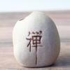 Rough Ceramic Zen Hydroponic Vase Handmade Desktop Small Vase Creative Stone Shape Vase  Stoneware