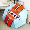 1PC Gulf Car Automatic Folding Umbrella 8-Rib Travel Umbrella with Auto Portable Case, Ideal Gift for Birthdays