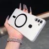 Матовый полупрозрачный магнитный чехол для телефона Samsung Galaxy A11 Мягкий ударопрочный чехол из ТПУ