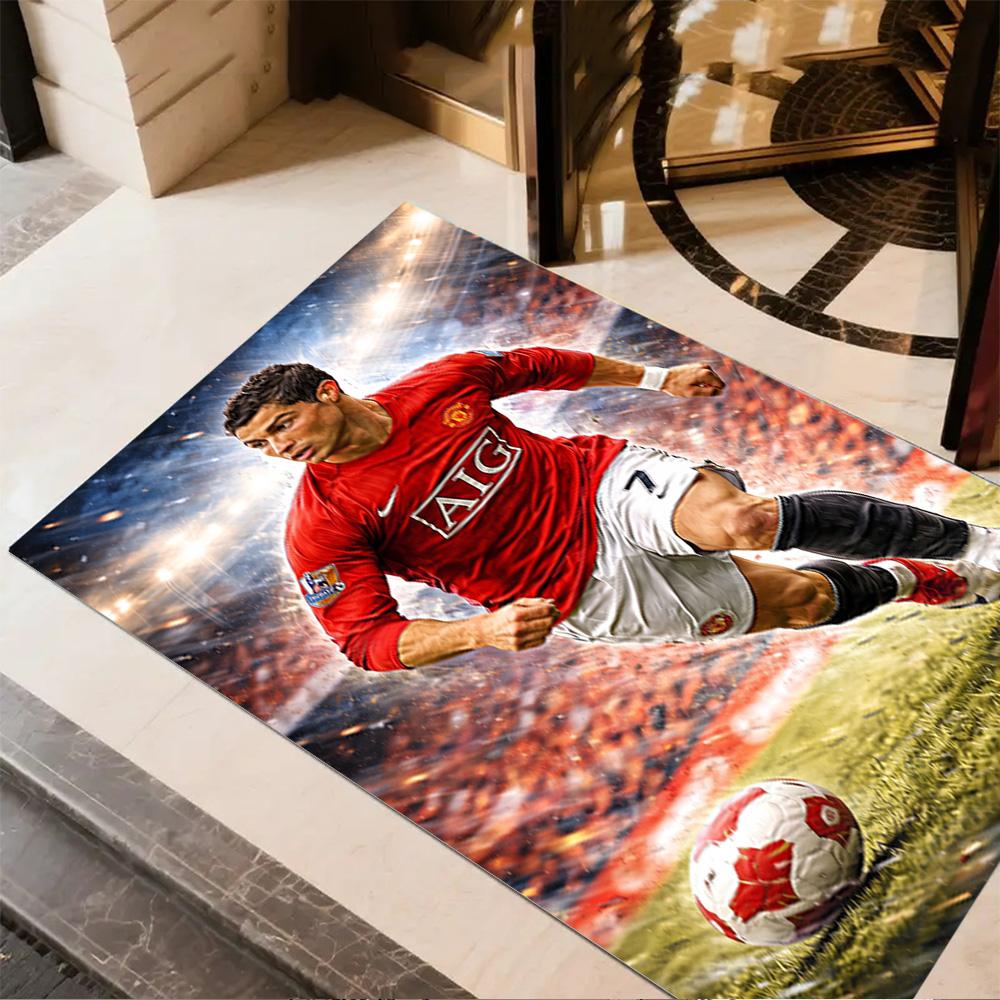 Man Star Action Area Rug Perfect for Bedrooms Game Room Decorate room Living Rooms Anti-slip Rug Office home decor Best for Christmas