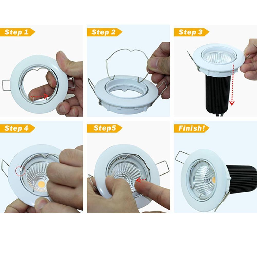 20pcs 2.44×1.10×1.89in Downlight Retaining Spring Clips Spotlight Fixing Clips  Industrial Lighting