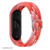 Браслет для Mi Band 7 6, эластичный регулируемый нейлоновый плетеный браслет Miband4 5 Correa, браслет для Xiaomi Mi Band 4, 3, 5, 6, 7, ремешок