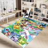 Pikachu Friends Adventure Carpet For Playroom Bedroom Living Room Sofa Home Decorkids Game Area Rug Nonslip Floor Mat