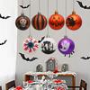 6 шт./Коробка Подвесной декор для Хэллоуинского дерева Домашние пластиковые елочные шары Ужасная атмосфера Подвесные шары Украшения для вечеринки