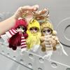 Delightful Plush Big Eye Doll Keyring Fluffy Rabbit Style Ideal For Friends And Family