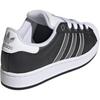 adidas Superstar 2 J Черные кроссовки для детей с лентикулярными полосками Основной черный Матовый серебристый Облачно-белый JQ0314