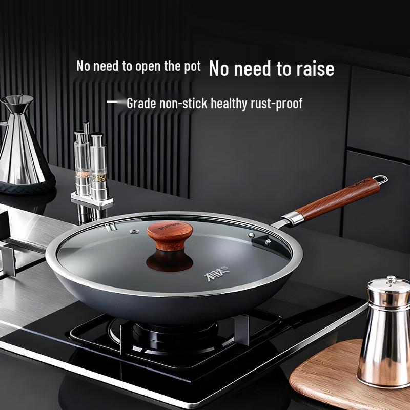 Supor Cast Iron Non-Coated Stir-Fry Wok