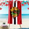 Chicago Blackhawks2 Print Beach Towel, Large Soft Quick Dry Towel for Beach Camping Swimming