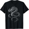 Retro Asian Dragon Mythical Creature Graphic Tee