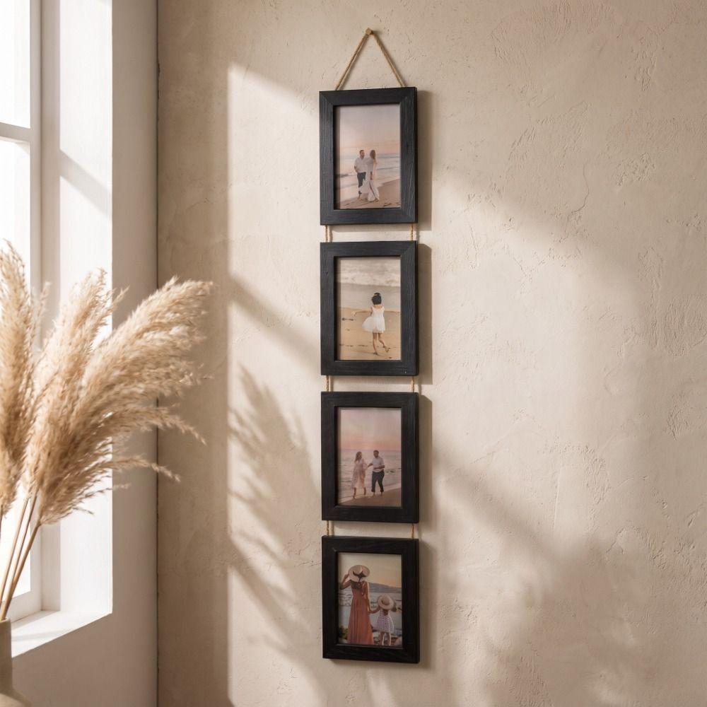 Rustic Style Wall Art Picture Frame 6-Inch Vertical Photo Wall Gifts Family Portrait Frame Home