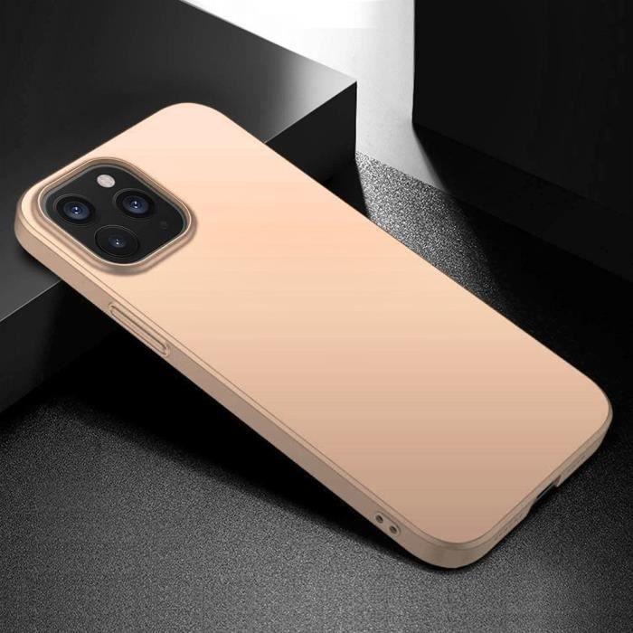 Чехол для iPhone 12 Pro - E.F.CONNECTION - Золотой - Гибкий Силикон - 2 Закаленных Стекла - Защита Экрана