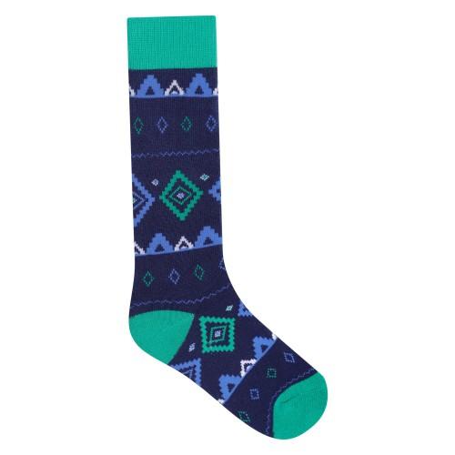 Детские носки для катания на лыжах в стиле Fair Isle