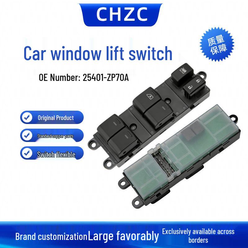 Electric Window Switch Button for Nissan Infiniti 25401-ZP70A