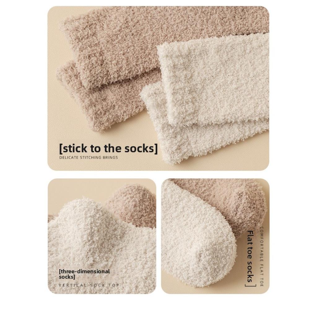 Женские зимние теплые носки с толстым плюшем - Супермягкая плюшевая текстура - Необходимы для дома и улицы - Удобные домашние повседневные носки, Зимние носки