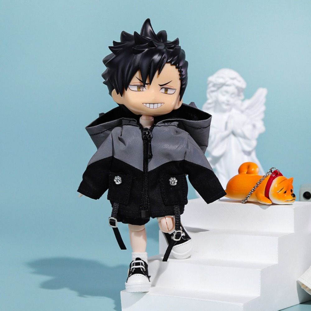 Casual Wear Doll Reflective Jacket Decoration Doll Coat Dolls Accessories Ob11 Clothing Obitsu11