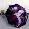 Purple, Fantasy Automatic Opening and Closing, 8 rib Structure Portable Umbrella, Suitable for Men and Women in All Seasons  Perfect Gift fo