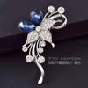 Brooch High-End Sense Niche High-End Women'S Silk Scarf Buckle Alloy Corsage Small Fragrant Wind Pearl Rhinestone High-End
