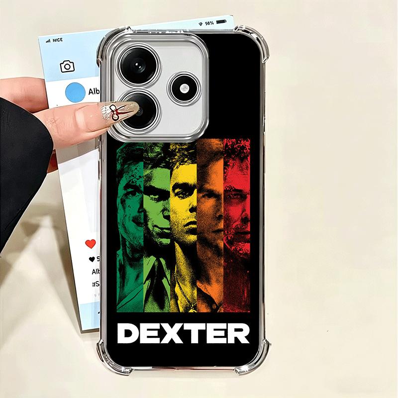 Мягкий чехол для телефона Dexter Morgan TV для Xiaomi Poco X7 X8 Pro Max X6 X5 X3 F8 Ultra F7 M8 M7 M5S Redmi 15C 15A 15 14C 13C 12C 13 12