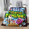 Одеяло с принтом Game My Singing Monsters, теплое одеяло с фланцем, одеяло для пикника, мягкое и удобное одеяло, подарок на день рождения