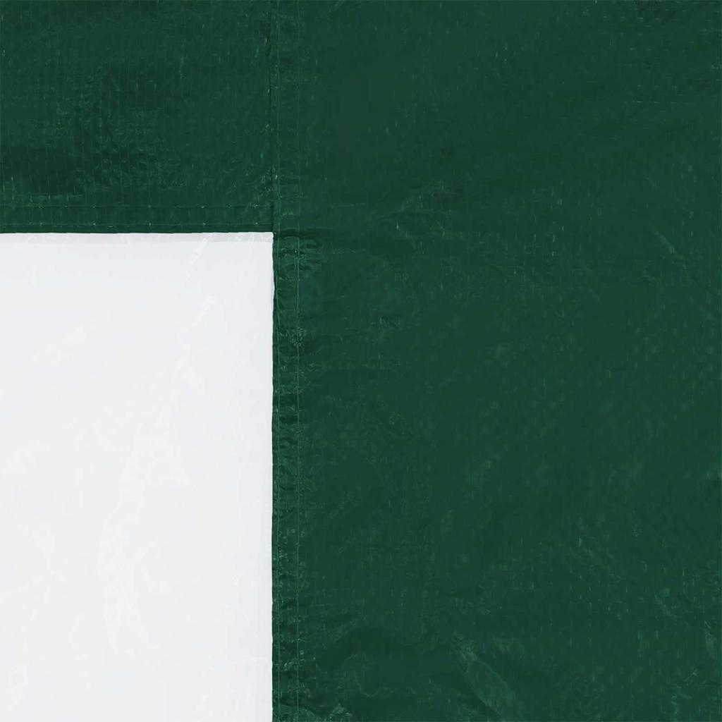 Party Tent Side Panel 2 pcs 200 x 195 cm Green PE and Steel