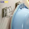 Stainless Steel Washbasin Hook Multifunction Punch-free Kitchen Bathroom Rack Basin Storage Rack Towel Hanging Holder