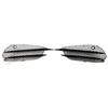 For Mercedes-Benz W205 C-Class C180 C200 C260 2015-2018 Set L+R Front Bumper Fog Lamp Grill Grille Insert Face Bar Cover-A02G