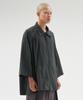 AJOBYAJO Nylon Cape Shirt [Charcoal]
