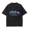 Casual SSeyyed Ali KKhamenei  TShirt for Men Round Collar Cotton Washed T Shirt  Short Sleeve Tee Shirt Printed Clothing