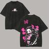 Demon Slayer Anime Lover Washed T-shirt Year round clothing high quality personality Clothes Plus Size Unisex New Model Couples tee