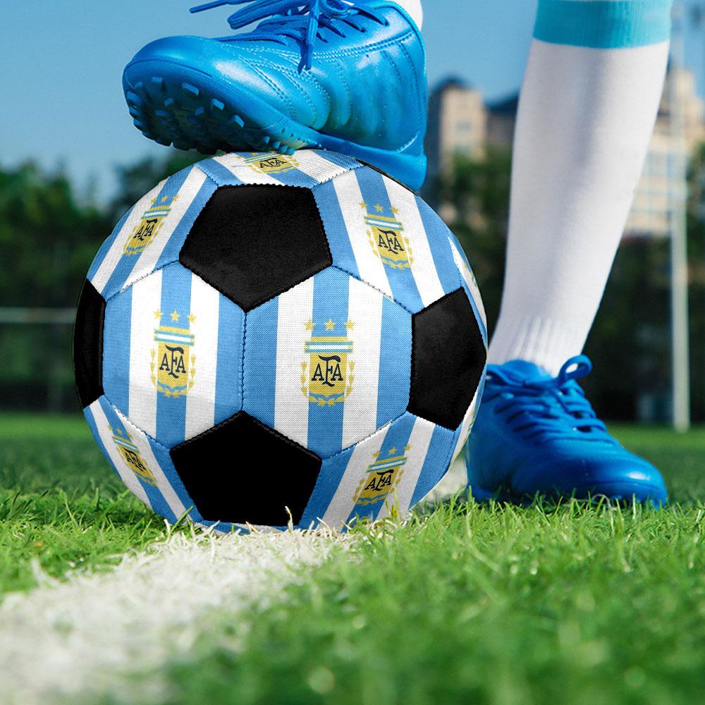 1pc Argentina National Football Team Soccer Ball Size 5 Indoor Soccer Ball Fashion Colorful Backyard Game - Great For Sports Fans Gift HE2