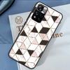 Marble Geometric Case For Xiaomi Redmi 13C 10C 12C 14C Redmi Note 14 13 Pro 12 11 9 10 9S 10S 11S 12S Cover
