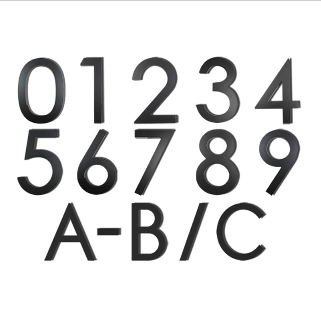 Трехмерные бирки для дома, вилла, устойчивость к атмосферным воздействиям, цифровой номер