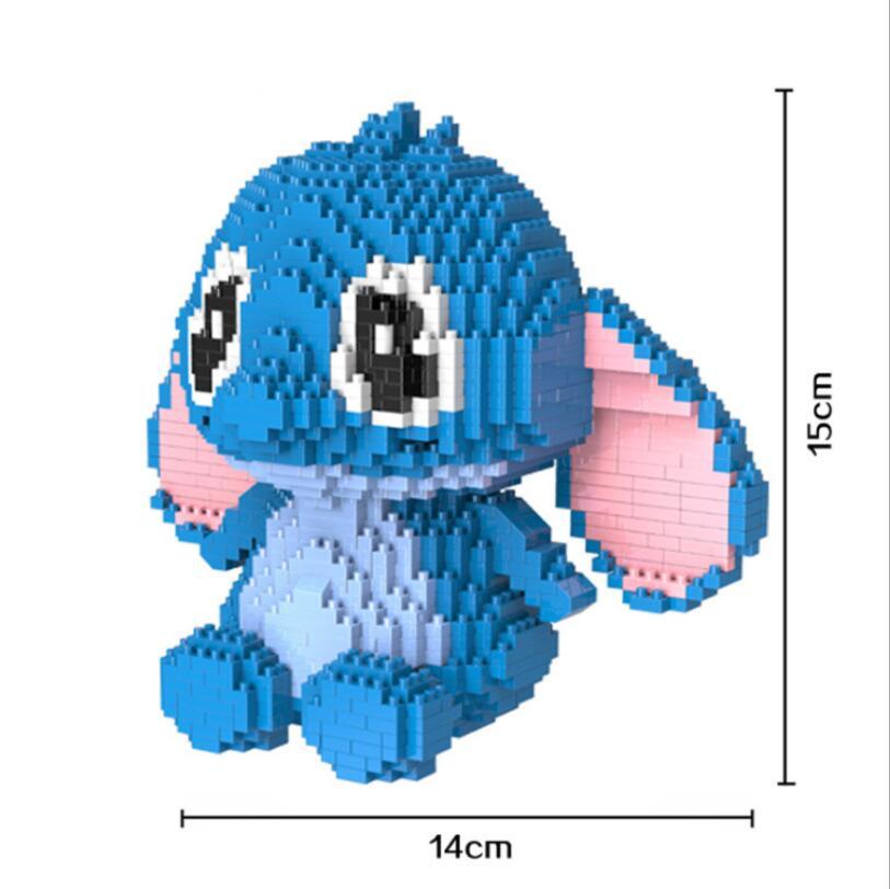 Funny Anime Figure Interstellar Bricks Small Particles Construction Bricks Assembled Puzzle Pen Holder Block Toy Kids Christmas