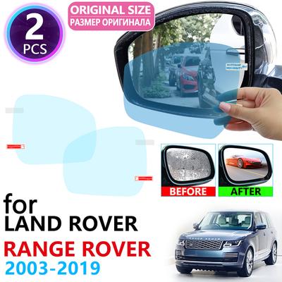Для Land Rover Range Rover L322 L405 2003~ Полное покрытие Зеркало заднего вида Пленка против запотевания Аксессуары 2005 2010 2014 2015 2017
