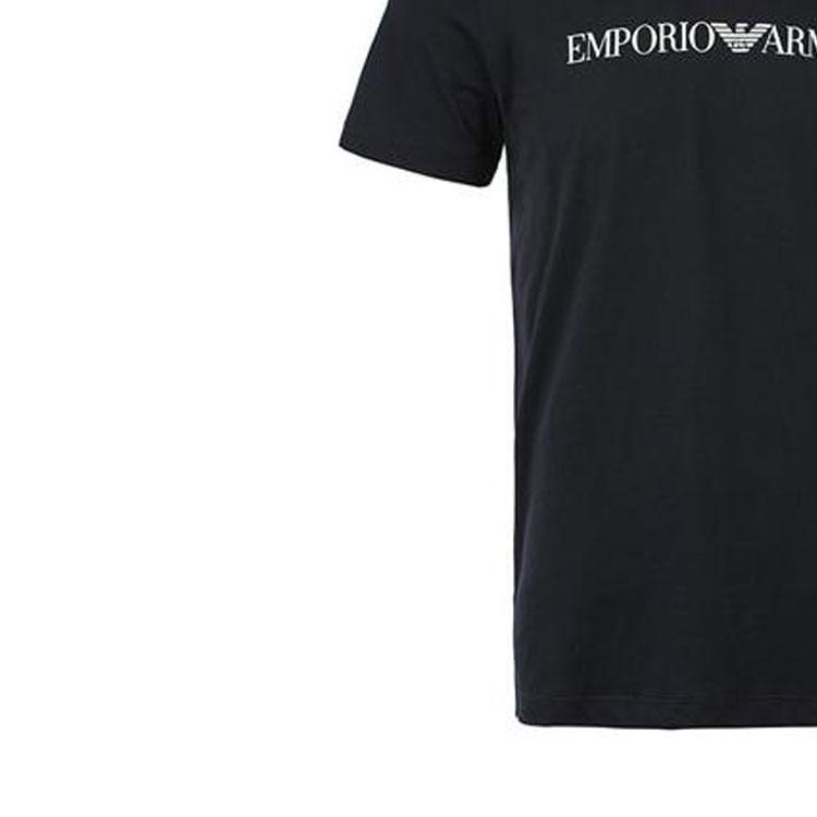 EMPORIO ARMANI Logo Printed Crewneck T Shirt 8N1TN5-1JPZZ-0974