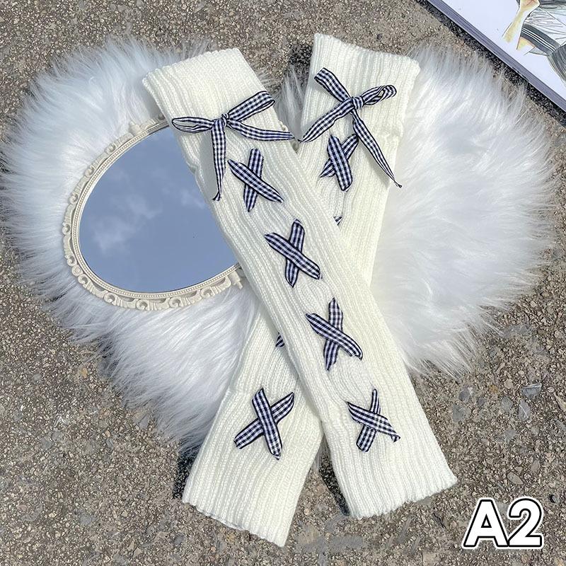 1 пара гетр в стиле Лолиты для милых девочек, вязаные гетры для ног, гетры, куча носков