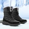 Winter Men's Warm Snow Boots High-top Outdoor Plush Shoes Plus Size 39-48