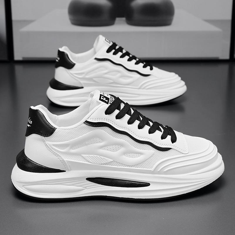 Summer Men's Shoes New Breathable Mesh Little White Shoes Men's Trend Versatile Sports Shoes Casual Dad Trendy Shoes