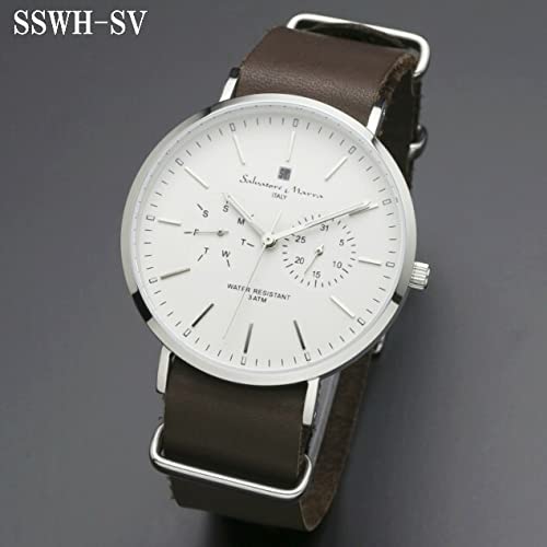 Часы Marra Storage BOX Pair Watch Silver Leather Watch [Salvatore Mara]Salvatore Navy/White SM15117-SSNVSVSM15117-SSWHBL [Обычный импорт]