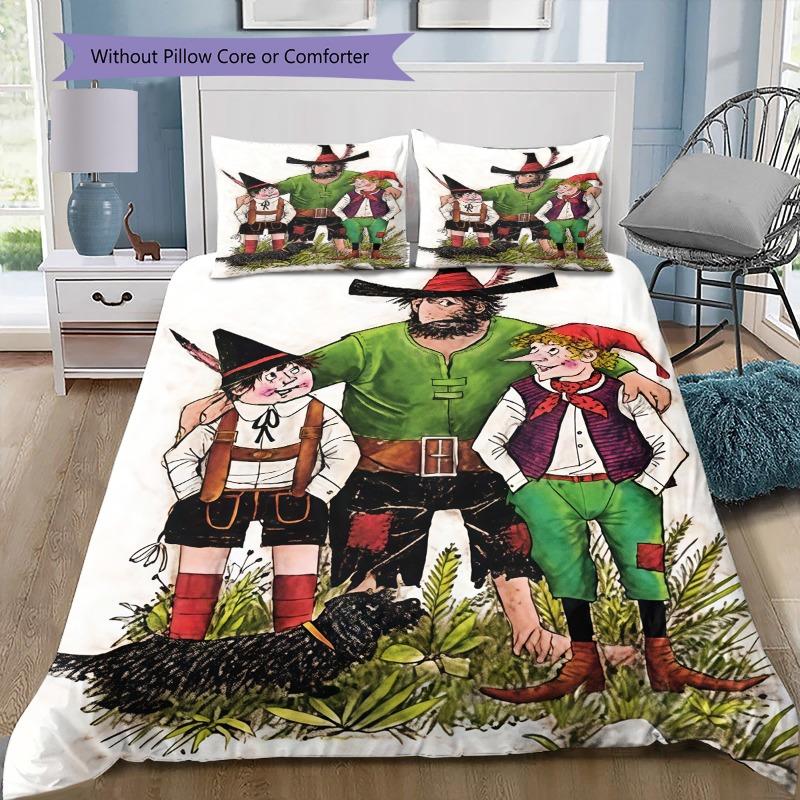 Der Räuber Hotzenplotz Movie Duvet Cover Set, German Classic Kids Bedding With 2 Pillowcases, No Comforter, Bedroom Gift For Children Fans