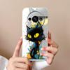 Милый чехол с котиками для Redmi A3 A3X, новый дизайн, защита камеры, мягкий жидкий силикон, высококачественная задняя крышка