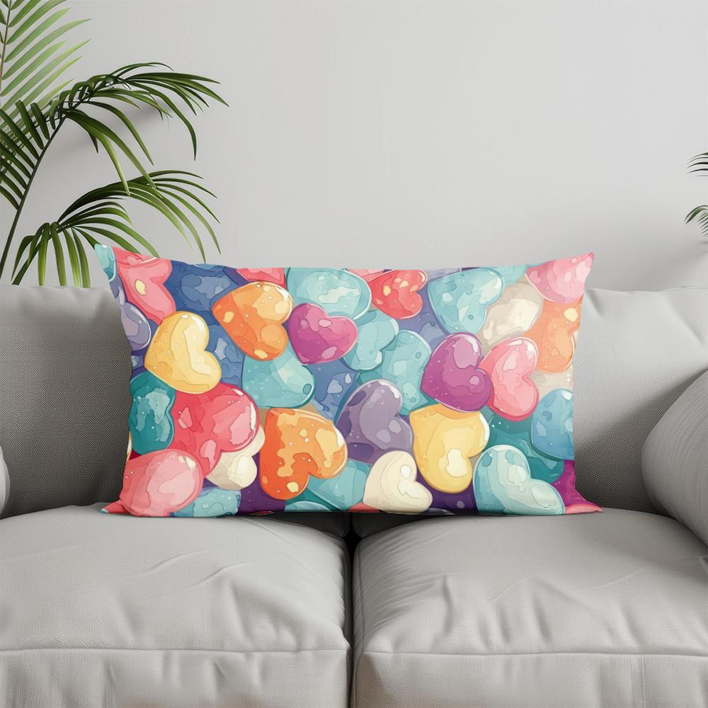 Декор для дома Подсолнухи и пчелы Наволочка Подходит для дивана Спальни Автомобиля Наволочка Подушка Прямоугольная Подушка для спины