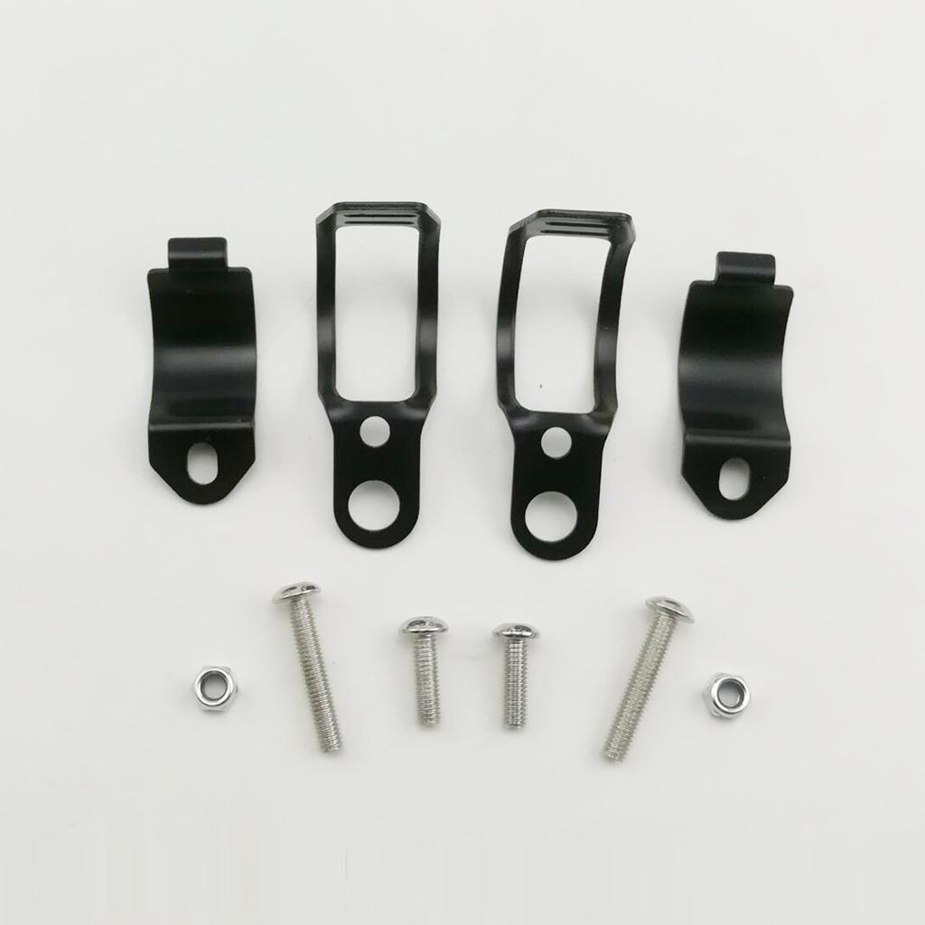 HANSWD1 пара металлических мотоциклетных модификаций указателей поворота, кронштейн-зажим 30~45 мм (черный)